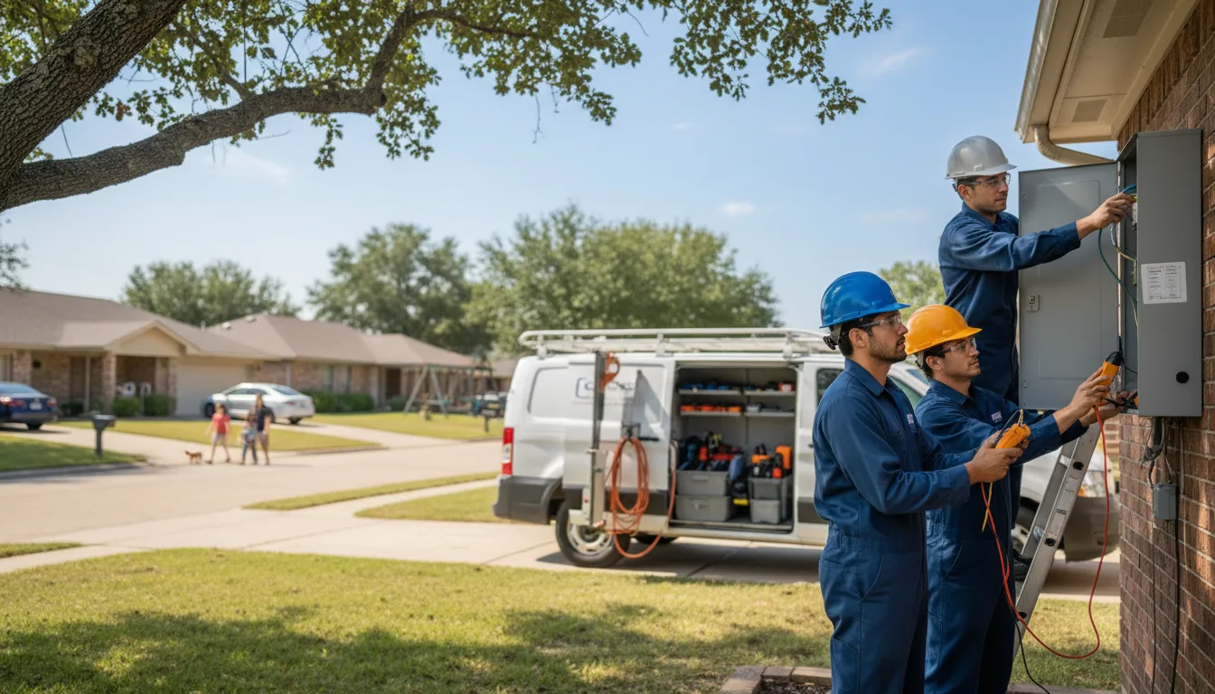 Certified electrician providing emergency electrical services in Farwell, MI